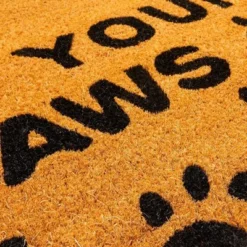 Juvale Nonslip Coco Coir Mat For Outdoor Entrance, Wipe Your Paws Doormat For Front Door Entry, Dog Lovers, 17 X 30 In -Juvale GUEST a004bd82 c5d9 4d80 b2ec c7a1748f84a8