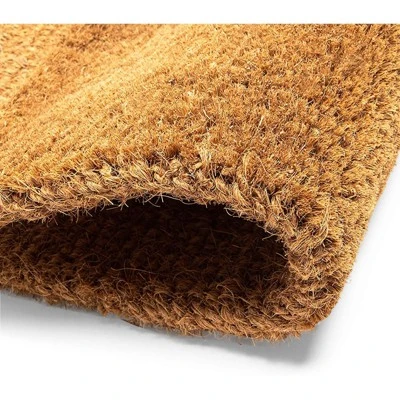 Juvale Plain Coco Coir Door Mat, Bare Natural Unadorned Doormat For Outdoor Entries, Suitable For Inside And Outside Use, 30x17 In 3 Juvale Plain Coco Coir Door Mat, Bare Natural Unadorned Doormat For Outdoor Entries, Suitable For Inside And Outside Use, 30x17 In - Image 3