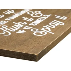 Juvale Funny Wooden Bathroom Decor, Restroom Quotes Wall Sign (9 X 14 Inches) -Juvale GUEST a4c37d16 7065 45d8 bcdb 4c213bc5acdc