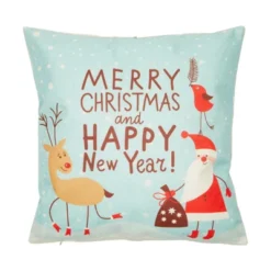Juvale 6 Pack Holiday Throw Pillow Covers, Merry Christmas, Happy New Year, Seasons Tidings, 18x18 7 Juvale 6 Pack Holiday Throw Pillow Covers, Merry Christmas, Happy New Year, Seasons Tidings, 18x18 -Juvale GUEST a542192f 73a6 4b46 8c80 2c643d56e1c7