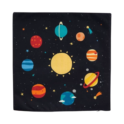 Juvale 4 Pack Spaceship Galaxy Theme Decorative Kids Throw Pillow Covers 18x18 In, 4 Designs 7 Juvale 4 Pack Spaceship Galaxy Theme Decorative Kids Throw Pillow Covers 18x18 In, 4 Designs - Image 7