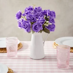 Juvale 100 Pack Purple Flowers For Crafts, 3 Inch Stemless Foam Roses For Wall Decorations, Wedding Receptions, Faux Bouquets, Spring Decor, DIY 10 Juvale 100 Pack Purple Flowers For Crafts, 3 Inch Stemless Foam Roses For Wall Decorations, Wedding Receptions, Faux Bouquets, Spring Decor, DIY -Juvale GUEST a610c887 39b4 4706 be7a 47a2f0bf81fd