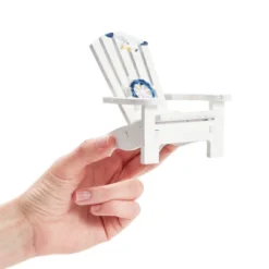 Juvale Set Of 4 Mini Beach Chair For Bathroom, Nautical Home Decor, Ocean Decorations (4 In) -Juvale GUEST a7240d3e cf8b 462d b607 7b80f073ccb0