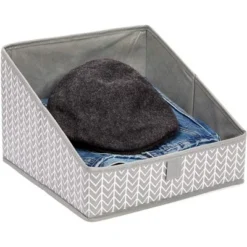 Juvale 3 Pack Non Woven Baskets, Closet Organization Bins For Home Storage (Grey, 11.4 X 11.4 X 7.9 In) -Juvale GUEST a871ae1f c986 42fb bc69 84a3ec296b05