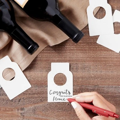 Juvale 300-Pack Blank Wine Cellar Bottle Labels Tags Quality Cardstock Paper Help Organize Locate Wine On Rack 2.25" X 3.5" Fits Standard Wine Bottles 2 Juvale 300-Pack Blank Wine Cellar Bottle Labels Tags Quality Cardstock Paper Help Organize Locate Wine On Rack 2.25" X 3.5" Fits Standard Wine Bottles - Image 2