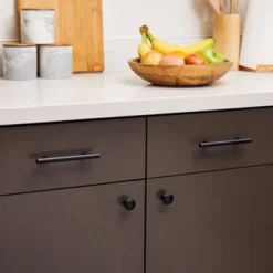 Juvale 36 Piece Drawer Pulls And Cabinet Knobs, Cabinet Door Handles For Kitchen Bathroom, Matte Black Stainless Steel