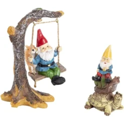 Juvale 10 Piece Set Mini Garden Gnome Fairy Village Statue Set, Home Décor -Juvale GUEST aa829e07 8c23 457a baae 5d83282b832a