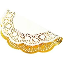 Juvale 100-Pack Round 10" Gold Metallic Paper Lace Doilies For Art Craft Party Table Decor 9 Juvale 100-Pack Round 10" Gold Metallic Paper Lace Doilies For Art Craft Party Table Decor -Juvale GUEST abe85bda b993 4785 a1dc 83ac9f1b0b2f