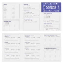 Juvale 24 Pack Puppy Vaccination Record Card, Dog Vaccine And Canine Health Booklets, 5 X 3.5 In -Juvale GUEST ad3ccdc7 c55c 434a 9863 c791e54a28a0