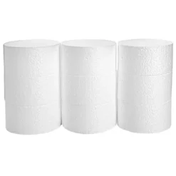 Juvale 9 Pack Foam Circles For Crafts, Polystyrene Cylinders For Floral Arrangements, DIY Projects, 4 X 2 In -Juvale GUEST ae665077 5aec 4116 9fbb d5c01d29cd27