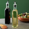 Juvale 2-Pack 17oz 500ml Olive Oil And Vinegar Cruets Glass Dispensers Bottles