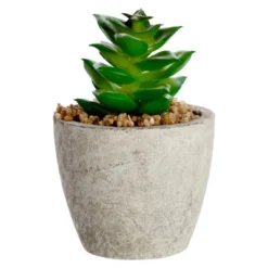 6 Pack Artificial Succulents, 2.7 To 4 Inches Green And Red Cactus Plants With Gray Pots -Juvale GUEST b2341e8d 56f8 4093 93fc 8fec5ded5ef6