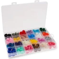 Juvale 240 Piece Mini Flatback Rose Charms For Jewelry Making, Flower Embellishments For Crafting, 24 Assorted Colors (15mm) -Juvale GUEST b4992380 f2e5 4ca8 af76 6dbc5f02b78c