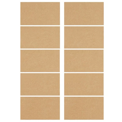 1000 Piece Blank Printable Business Cards, Paper, Perforated, Cardstock, Customizable, Business Cards, 10 Cards Per Sheet, 3.5 X 2 In, Brown 6 1000 Piece Blank Printable Business Cards, Paper, Perforated, Cardstock, Customizable, Business Cards, 10 Cards Per Sheet, 3.5 X 2 In, Brown - Image 6