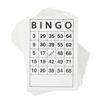 Juvale Paper Bingo Cards For Kids And Adults, 001-180 Numbered Cardstock Paper Sheets For Bingo Supplies, Birthday Party, Company Event, 4 X 6 In 6 Juvale Paper Bingo Cards For Kids And Adults, 001-180 Numbered Cardstock Paper Sheets For Bingo Supplies, Birthday Party, Company Event, 4 X 6 In - Image 6