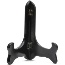 Juvale 6-Pack Small Wooden Plate Stands For Display 6 Inch, Picture Easels For Desk, Tabletop, Arts And Crafts, DIY Projects, Black -Juvale GUEST b9176f7d 4dca 47e0 aafe d727b16186bc