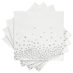 Juvale 144 Piece Silver Party Supplies For Wedding, Birthday, Includes Plates, Napkins, Cups, And Cutlery, Serves 24 -Juvale GUEST b9c57c9e 9f91 4b76 bba7 c68c854264c6