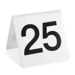 Juvale Set Of 25 Acrylic Table Numbers For Wedding Receptions, Plastic Tent Cards Numbered 1-25 For Restaurants, 3 X 2.75 X 2.5 In 9 Juvale Set Of 25 Acrylic Table Numbers For Wedding Receptions, Plastic Tent Cards Numbered 1-25 For Restaurants, 3 X 2.75 X 2.5 In -Juvale GUEST bc5801a1 481d 4834 a980 a901240d1db6