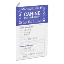 Juvale 24 Pack Puppy Vaccination Record Card, Dog Vaccine And Canine Health Booklets, 5 X 3.5 In -Juvale GUEST bce31e3c 5f21 4f76 9eea 28df4c191e8e