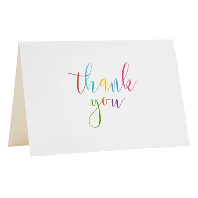 Juvale 48 Pack Thank You Cards With Envelopes For Teachers Appreciation, Kids Birthday, Baby Shower, Blank Inside, 4x6 In, 6 Assorted Designs 6 Juvale 48 Pack Thank You Cards With Envelopes For Teachers Appreciation, Kids Birthday, Baby Shower, Blank Inside, 4x6 In, 6 Assorted Designs - Image 6