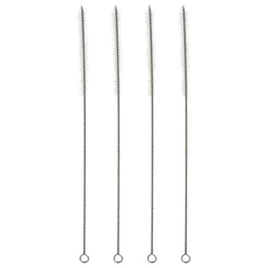 Juvale 4-Pack Stainless Steel Straw Cleaner Brush, Extra Long With Bristles For Cleaning Water Bottles, Boba Straws, Pipes, Tubes, 12 In -Juvale GUEST bde9193d bf95 4856 a6f9 6a787017c43a