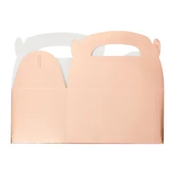 Blue Panda 24 Pack Rose Gold Gable Party Favor Boxes For Wedding, Birthday Party, Baby Shower, Small Boxes For Gifts, Treats, 6 X 3.5 X 3.5 In -Juvale GUEST beea46a7 37bc 4afa acde 445b260826e5