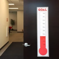Goal Setting Wall Chart Thermometer (5 Pack)