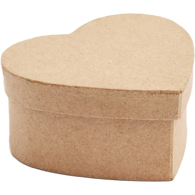 6 Packs Mini Paper Mache Gift Boxes With Lids Thick Paper Board For Storage DIY Crafts Party Favors Birthday Wedding, Kraft Color 4 6 Packs Mini Paper Mache Gift Boxes With Lids Thick Paper Board For Storage DIY Crafts Party Favors Birthday Wedding, Kraft Color - Image 4