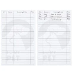 100 Pack Pet Grooming Card, Customer Information Cards Client Contact Profile Extender Pet Info Record Cards For Pet Dog Cat Groomers, 8 X 5 Inches -Juvale GUEST bfdd7294 7163 4196 ae3f b439b5b953f2