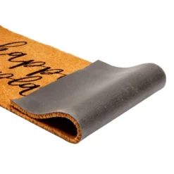 Juvale Natural Coco Coir Large Door Mat, Happy Place Long Outdoor Rug, 17 X 60 In -Juvale GUEST c013af06 20b5 48b9 aab7 3f0d09bb878f