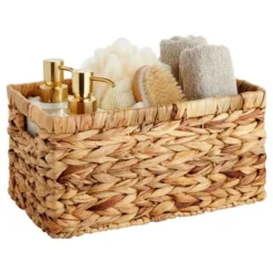 Juvale 2 Pack Small Rectangular Wicker Baskets For Shelves, 6 Inch Wide Hand Woven Water Hyacinth Baskets 9 Juvale 2 Pack Small Rectangular Wicker Baskets For Shelves, 6 Inch Wide Hand Woven Water Hyacinth Baskets -Juvale GUEST c042b7eb f915 489b 9bcd fb95717df6aa
