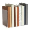 Juvale 6 Pack Acrylic Bookends For Shelves, Clear Book Ends L Shaped Book Stoppers For Office & Home, 4.5 X 7.1 In