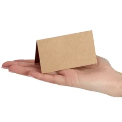 Juvale 200 Pack Kraft Paper Place Cards For Table Setting, Blank Name Cards For Wedding, Table Name Cards For Seating Banquets (3.5 X 2 In) Brown -Juvale GUEST c2ec4d30 54a1 4df5 a674 802c7cb80094