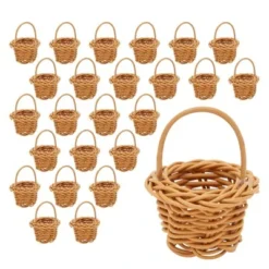 Juvale 24 Pack Rattan Tiny Baskets With Handles For Birthday Easter Decor Party Favors Or Baby Shower, 2.7 In 11 Juvale 24 Pack Rattan Tiny Baskets With Handles For Birthday Easter Decor Party Favors Or Baby Shower, 2.7 In -Juvale GUEST c3363810 8964 4f03 9a4c 9e98758fec16