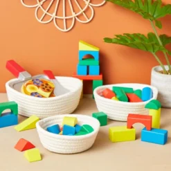 Juvale 3-Piece Small Round Cotton Rope Woven Storage Basket Set, Nesting Bins For Organizing Toys On Shelves, Counters, Home Decor, White, 3 Sizes 10 Juvale 3-Piece Small Round Cotton Rope Woven Storage Basket Set, Nesting Bins For Organizing Toys On Shelves, Counters, Home Decor, White, 3 Sizes -Juvale GUEST c3f78087 8ac1 496d aec3 2d8cb674b149