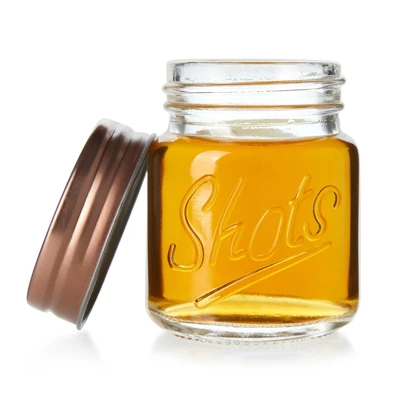 Blue Panda Bulk 2 Ounce Mini Mason Jars Shot Glasses With Lids (12 Pack) 5 Blue Panda Bulk 2 Ounce Mini Mason Jars Shot Glasses With Lids (12 Pack) - Image 5