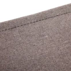 Gray Jute Fabric Storage Bin Basket Container Cubes Organizer With Handles Rectangular 16"x6"x5.25" -Juvale GUEST c70d40e9 1e81 4c5a becb a89319b45647