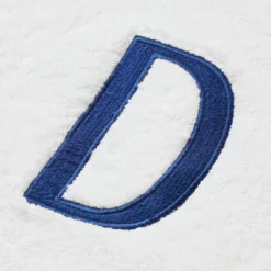 Juvale 3 Piece Letter D Monogrammed Bath Towels Set, White Cotton Bath Towel, Hand Towel, And Washcloth W Blue Embroidered Initial D For Wedding Gift -Juvale GUEST cb3b31e8 cf97 4801 bf9f 535de019eaa9
