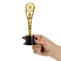 Juvale Pack Of 12 Mini Award Trophies - Plastic Movie Film Buff Trophy - Trophies For Kids - Great For Teachers, Gold, Black -Juvale GUEST cffcb3f4 d5d2 4d26 a943 a6f1dace1b5c