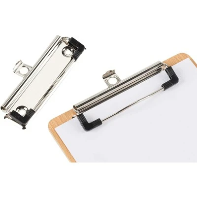 20-Pack Mountable Metal Clips With Rubber Feet For Customize Clipboard, Silver, 3.9 X 1.2" 3 20-Pack Mountable Metal Clips With Rubber Feet For Customize Clipboard, Silver, 3.9 X 1.2" - Image 3