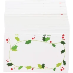 Juvale 100-Pack Christmas Place Cards For Dinner Parties, Holiday Table Settings (2 X 3.5 In) -Juvale GUEST d0c6bcfb bad2 4d17 9ded aa85d7ee25c7