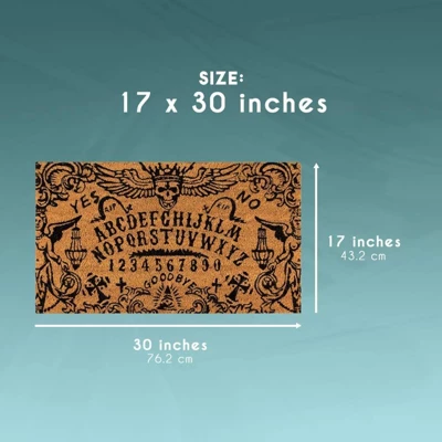Juvale Halloween Ouija Board Coir Door Mat Welcome Doormat Indoor Outdoor Nonslip Front Rugs 30 X 17 4 Juvale Halloween Ouija Board Coir Door Mat Welcome Doormat Indoor Outdoor Nonslip Front Rugs 30 X 17 - Image 4