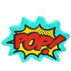 Juvale Comic Book Pop Pinata - Superhero-Themed Birthday Pinata For Boys, Comic Birthday Party Decoration (17x3x11.7 In) -Juvale GUEST d135baac a5ef 4e44 beed 7b6e19899997