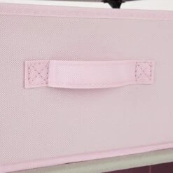 Juvale Fabric Drawer Dresser Storage Organizer Chest Tower With 4 Clothes Drawers Bins For Bedroom, Nursery, Closet, Pink 16.5x13 In -Juvale GUEST d28925c2 664f 4b10 b450 bcf1015bac05