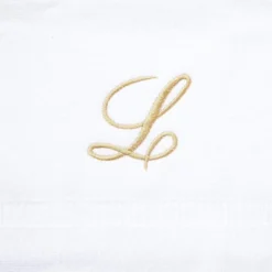 Juvale 4 Pack Monogrammed Fingertip Towels For Bathroom, Embroidered Letter L, White, 11 X 18 In. -Juvale GUEST d306e801 8b62 4b6b 8616 65d776f02ac9