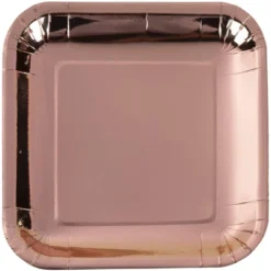 Juvale 48-Pack Square Metallic Rose Gold Foil Disposable Paper Plates 7" Birthday Party Supplies 11 Juvale 48-Pack Square Metallic Rose Gold Foil Disposable Paper Plates 7" Birthday Party Supplies -Juvale GUEST d3672b9f 6b93 4fac 9f1c 194d83de1b4f