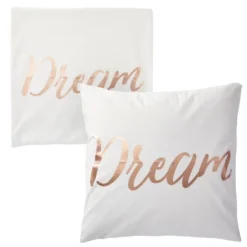 Juvale Set Of 4 Decorative Throw Pillow Covers Couch Cases 20x20 For Home Decor, Live Laugh Love Dream, Rose Gold Foil -Juvale GUEST d3ee78d3 774d 4fac 8818 ec2fbd75085b