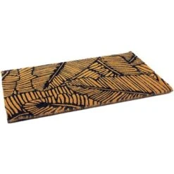 Juvale Boho Themed Leaf Coir Door Mat Welcome Doormat Indoor Outdoor Nonslip Front Rugs 17"x30" -Juvale GUEST d498d5bc 8518 4a07 9590 26ebf5c910ea