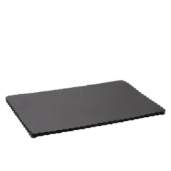 100-Pack Black Party Paper Placemats Rectangular Tabletop Mats With Wavy Edge 14 100-Pack Black Party Paper Placemats Rectangular Tabletop Mats With Wavy Edge -Juvale GUEST d510bf17 ffbb 45bd a7ff 57cc82dee289