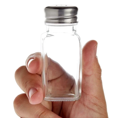 Juvale 24-Pack Square Glass Salt And Pepper Shakers Dispenser, 2-Ounce, Clear 3 Juvale 24-Pack Square Glass Salt And Pepper Shakers Dispenser, 2-Ounce, Clear - Image 3